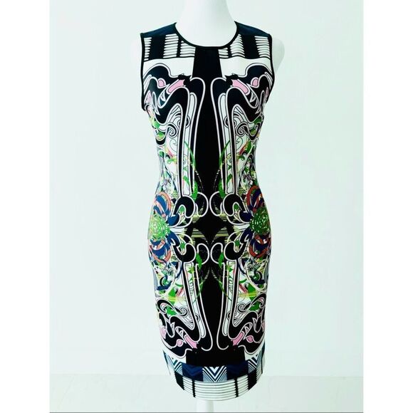 Clover Canyon Dress Swirling Scarf Print - Picture 3 of 10